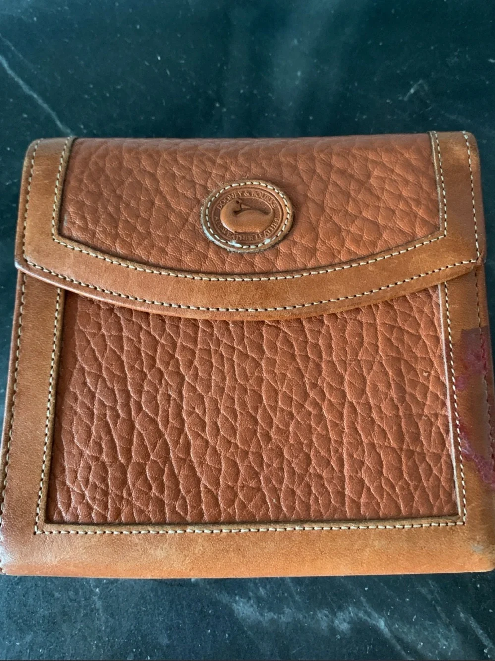 Dooney and Bourke Classic Brown Leather Wallet